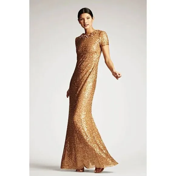 sachin and babi gold dress Sachin & Babi Sianna Maxi - Marigold